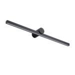 GLOBOSTAR® ROSA 60450 Μοντέρνο Φωτιστικό Τοίχου - Απλίκα Καθρέπτη Μπάνιου LED 12W 1400lm 120° AC 220-240V IP20 Φυσικό Λευκό 4500K - Lumileds SMD Chip & TÜV SÜD Driver - Μαύρο Ματ - Μ60 x Π15 x Υ7cm - 3 Χρόνια Εγγύηση - Image 3