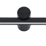 GLOBOSTAR® ROSA 60450 Μοντέρνο Φωτιστικό Τοίχου - Απλίκα Καθρέπτη Μπάνιου LED 12W 1400lm 120° AC 220-240V IP20 Φυσικό Λευκό 4500K - Lumileds SMD Chip & TÜV SÜD Driver - Μαύρο Ματ - Μ60 x Π15 x Υ7cm - 3 Χρόνια Εγγύηση - Image 5