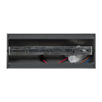GLOBOSTAR® CIRCOA 60543 Μοντέρνο Φωτιστικό Τοίχου - Απλίκα LED 10W 1000lm 60° AC 220-240V IP44 Θερμό Λευκό 2700K - Bridgelux COB Chip & TÜV SÜD Driver - Γκρι Ανθρακί Ματ - Μ20 x Π8 x Υ10cm - 5 Χρόνια Εγγύηση - Image 6