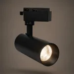 GLOBOSTAR® LUGANO 60810 Μονοφασικό Σποτ Ράγας LED 20W 2500lm 36° AC 220-240V IP20 Φυσικό Λευκό 4500K - Bridgelux COB Chip & TÜV SÜD Driver - Eurotrack 1PH - Μαύρο Ματ - Μ8.5 x Π6.5 x Υ20.5cm - 5 Χρόνια Εγγύηση - Image 2
