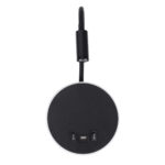 GLOBOSTAR® GOOSE 60883 Μοντέρνο Φωτιστικό Τοίχου - Απλίκα Ξενοδοχείου Reading Light με Φορτιστή USB 3A LED 6W 600lm 36° & 360° AC 220-240V IP20 Φυσικό Λευκό 4500K - CREE XPE & Lumileds SMD Chip & TÜV SÜD Driver - Μαύρο Ματ - Μ15.5 x Π15 x Υ30.5cm - 3 Χρόνια Εγγύηση - Image 5