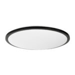 GLOBOSTAR® TUFFIN 60998 Φωτιστικό Πλαφονιέρα Οροφής LED 36W 4140lm 120° AC 220-240V Αδιάβροχο IP54 Ψυχρό Λευκό 6000K - Lumileds SMD Chip - Μαύρο Ματ & Λευκό Γαλακτερό - Μ48 x Π48 x Υ6.5cm - 3 Χρόνια Εγγύηση - Image 4