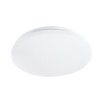 GLOBOSTAR® CELANO 61007 Μοντέρνο Φωτιστικό Οροφής LED 20W 2400lm 120° AC 220-240V Αδιάβροχο IP54 Θερμό Λευκό 2700K - Lumileds SMD Chip - Λευκό Γαλακτερό - Μ26 x Π26 x Υ6cm - 3 Χρόνια Εγγύηση - Image 4
