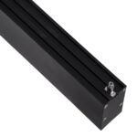 GLOBOSTAR® FELIX 61028-S Μοντέρνο Φωτιστικό Οροφής LED 54W 6500lm 120° AC 220-240V IP20 Ρυθμιζόμενο Λευκό CCT με Χειριστήριο από 2700K έως 6000K Dimmable - Lumileds SMD Chip - Μαύρο Ματ - Μ120 x Π3.5 x Υ7cm - 3 Χρόνια Εγγύηση - Image 6