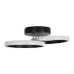 GLOBOSTAR® CORA 61058 Μοντέρνο Φωτιστικό Οροφής LED 18W 2160lm 300° AC 220-240V IP20 Ρυθμιζόμενο Λευκό CCT με On/Off 2700K/4500K/6000K - Lumileds SMD Chip - Μαύρο Ματ - Μ36 x Π20.5 x Υ7cm - 3 Χρόνια Εγγύηση - Image 5