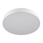 GLOBOSTAR® BURTON 61203-S Μοντέρνο Φωτιστικό Οροφής LED 75W 8625lm 120° AC 220-240V IP20 Ρυθμιζόμενο Λευκό CCT με Χειριστήριο από 2700K έως 6000K Dimmable - Lumileds SMD Chip - Λευκό Ματ - Μ60 x Π60 x Υ8cm - 3 Χρόνια Εγγύηση - Image 4