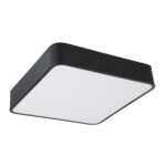 GLOBOSTAR® KAMALA 61206-S Μοντέρνο Φωτιστικό Οροφής LED 67W 7705lm 120° AC 220-240V IP20 Ρυθμιζόμενο Λευκό CCT με Χειριστήριο από 2700K έως 6000K Dimmable - Lumileds SMD Chip - Μαύρο Ματ - Μ40 x Π40 x Υ8cm - 3 Χρόνια Εγγύηση - Image 3