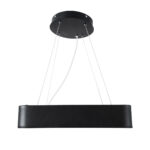 GLOBOSTAR® KAMALA 61206-P Μοντέρνο Κρεμαστό Φωτιστικό Οροφής LED 67W 7705lm 120° AC 220-240V IP20 Ρυθμιζόμενο Λευκό CCT με Χειριστήριο από 2700K έως 6000K Dimmable - Lumileds SMD Chip - Μαύρο Ματ - Μ40 x Π40 x Υ8cm - 3 Χρόνια Εγγύηση - Image 6