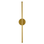 GLOBOSTAR® DIADEM 61330 Μοντέρνο Φωτιστικό Τοίχου - Απλίκα LED 9W 900lm 120° AC 220-240V IP20 Ρυθμιζόμενο Λευκό CCT με On/Off 2700K/4500K/6000K - Lumileds SMD Chip - Σατινέ Χρυσό Βούρτσας - Μ10 x Π4 x Υ60cm - 3 Χρόνια Εγγύηση - Image 4