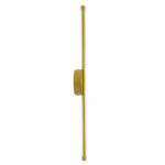 GLOBOSTAR® DIADEM 61330 Μοντέρνο Φωτιστικό Τοίχου - Απλίκα LED 9W 900lm 120° AC 220-240V IP20 Ρυθμιζόμενο Λευκό CCT με On/Off 2700K/4500K/6000K - Lumileds SMD Chip - Σατινέ Χρυσό Βούρτσας - Μ10 x Π4 x Υ60cm - 3 Χρόνια Εγγύηση - Image 5