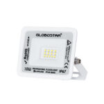 GLOBOSTAR® ATLAS 61404 Προβολέας LED 10W 1250lm 120° AC 220-240V Αδιάβροχο IP67 Ψυχρό Λευκό 6000K - Lumileds SMD Chip - TÜV Rheinland Certified - Λευκό Ματ - Μ10 x Π2 x Υ8cm - 5 Χρόνια Εγγύηση - Image 2