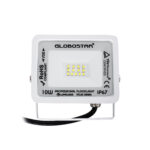 GLOBOSTAR® ATLAS 61404 Προβολέας LED 10W 1250lm 120° AC 220-240V Αδιάβροχο IP67 Ψυχρό Λευκό 6000K - Lumileds SMD Chip - TÜV Rheinland Certified - Λευκό Ματ - Μ10 x Π2 x Υ8cm - 5 Χρόνια Εγγύηση - Image 3