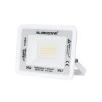 GLOBOSTAR® ATLAS 61415 Προβολέας LED 30W 3450lm 120° AC 220-240V Αδιάβροχο IP67 Θερμό Λευκό 2700K - Lumileds SMD Chip - TÜV Rheinland Certified - Λευκό Ματ - Μ16 x Π2.5 x Υ12.5cm - 5 Χρόνια Εγγύηση - Image 2
