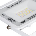 GLOBOSTAR® ATLAS 61415 Προβολέας LED 30W 3450lm 120° AC 220-240V Αδιάβροχο IP67 Θερμό Λευκό 2700K - Lumileds SMD Chip - TÜV Rheinland Certified - Λευκό Ματ - Μ16 x Π2.5 x Υ12.5cm - 5 Χρόνια Εγγύηση - Image 6