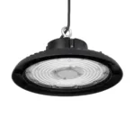 GLOBOSTAR® INDUSTRY 61502 Βιομηχανικό Φωτιστικό Καμπάνα High Bay UFO LED 200W 30000lm SDCM<5 90° AC 85-265V Αδιάβροχο IP65 IK08 Φυσικό Λευκό 5000K - 338 x Sanan Opto SMD Chip & TÜV SÜD Driver - Μαύρο Χυτό Αλουμίνιο - Μ30 x Π30 x Υ16cm - 5 Χρόνια Εγγύηση - Image 4