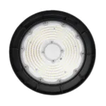 GLOBOSTAR® INDUSTRY 61502 Βιομηχανικό Φωτιστικό Καμπάνα High Bay UFO LED 200W 30000lm SDCM<5 90° AC 85-265V Αδιάβροχο IP65 IK08 Φυσικό Λευκό 5000K - 338 x Sanan Opto SMD Chip & TÜV SÜD Driver - Μαύρο Χυτό Αλουμίνιο - Μ30 x Π30 x Υ16cm - 5 Χρόνια Εγγύηση - Image 6