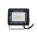 GLOBOSTAR® ATLAS 61516 Προβολέας LED 10W 1200lm 120° AC 220-240V Αδιάβροχο IP67 Φυσικό Λευκό 4500K - Lumileds SMD Chip - TÜV Rheinland Certified - Μαύρο Ματ - Μ10 x Π2 x Υ8cm - 5 Χρόνια Εγγύηση - Image 3
