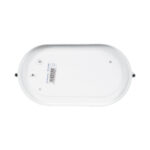 GLOBOSTAR® BOATLIGHT 61582 Vintage Φωτιστικό Καραβοχελώνα Τοίχου & Οροφής με Ντουί 1 x E27 AC 220-240V Αδιάβροχο IP65 - Λευκό Ματ - Μ21 x Π10.4 x Υ9cm - Image 6