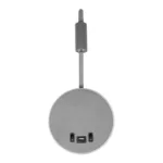 GLOBOSTAR® GOOSE 61694 Μοντέρνο Φωτιστικό Τοίχου - Απλίκα Ξενοδοχείου Reading Light με Φορτιστή USB 3A LED 6W 540lm 36° & 360° AC 220-240V IP20 Θερμό Λευκό 2700K - CREE XPE & Lumileds SMD Chip - Γκρι Ανθρακί Ματ - Μ15.5 x Π15 x Υ30.5cm - 3 Χρόνια Εγγύηση - Image 3