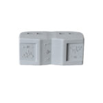 GloboStar® FAST-CONNECT 69912 Τριπλή Κλέμα Ταχείας Σύνδεσης & Διακλάδωσης Καλωδίων - 3 x Είσοδοι & 3 x Έξοδοι με Συμβατή Διατομή Καλωδίων 0.08mm² έως 2.5mm² - 250V/4KV 32A Max IP20 - Γκρι - Μ4 x Π4 x Υ1.5cm - Πακέτο 5 Τεμαχίων - Image 5