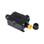 GLOBOSTAR® FAST-CONNECT 69922 Κυτίο Ταχείας Σύνδεσης & Διακλάδωσης Καλωδίων - 3 x Είσοδοι/ Έξοδοι με Συμβατή Διατομή Καλωδίων 3 x 0.5mm² έως 3 x 2.5mm² - 450V 41A Max Αδιάβροχο IP68 - Μαύρο - Μ14 x Π9.5 x Υ4cm - Image 3