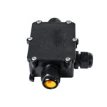 GLOBOSTAR® FAST-CONNECT 69922 Κυτίο Ταχείας Σύνδεσης & Διακλάδωσης Καλωδίων - 3 x Είσοδοι/ Έξοδοι με Συμβατή Διατομή Καλωδίων 3 x 0.5mm² έως 3 x 2.5mm² - 450V 41A Max Αδιάβροχο IP68 - Μαύρο - Μ14 x Π9.5 x Υ4cm - Image 4