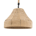 GLOBOSTAR® DOGMA 01609 Boho Κρεμαστό Φωτιστικό Οροφής με Ντουί 1 x E27 AC 220-240V IP20 - Μπεζ - Μ38 x Π38 x Υ28cm - Image 2