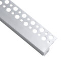 GLOBOSTAR® ALP-PLASTERIN GYPSO 70834-3M Χωνευτό Τερματικό Προφίλ Αλουμινίου Ειδικό για Γυψοσανίδα με Λευκό Γαλακτερό Πατητό Κάλυμμα για Ταινίες LED IP20 - Ασημί & Λευκό - Μ300 x Π3.3 x Υ1.5cm - Πακέτο 5 Τεμαχίων - Image 5