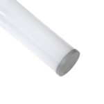 GLOBOSTAR® ALP-ROUND TUBIT 70855-3M Επιφανειακό & Κρεμαστό Προφίλ Αλουμινίου με Λευκό Γαλακτερό Πατητό Κάλυμμα για Ταινίες LED IP20 - Ασημί & Λευκό - Μ300 x Π6 x Υ6cm - Image 4