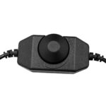 GLOBOSTAR® DIMMERANO 73306 Διακόπτης On/Off & Dimming με 1 x 5A 120W Κανάλι DC 12-24V 5A 120W Max IP20 - Μαύρο - Μ6.5 x Π3 x Υ3cm - 2 Χρόνια Εγγύηση - Image 4