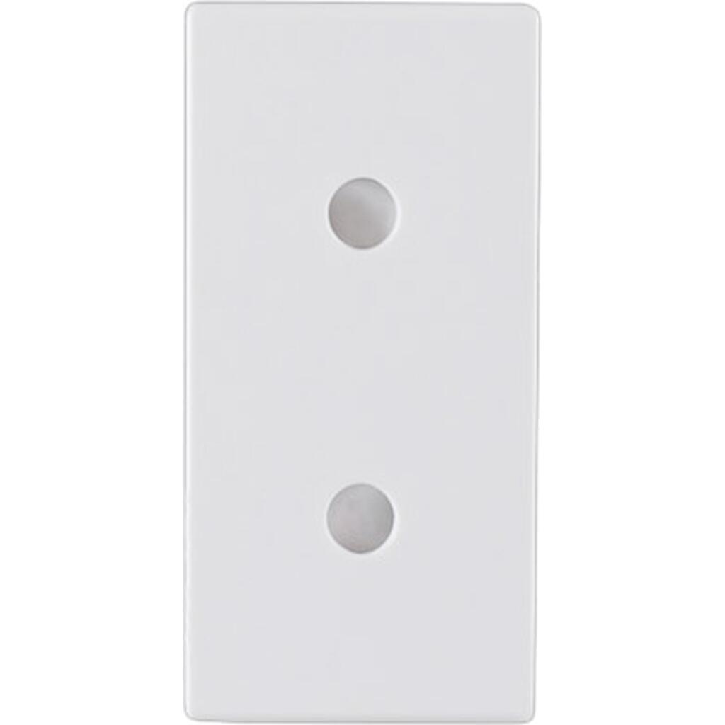 740101S_0 Πρίζα διπολική 1 θέσης Λευκή 2Ρ 10Α 250V - Image 1