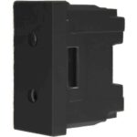 Πρίζα διπολική 1 θέσης  Μαύρη 2Ρ 10Α 250V - Image 3
