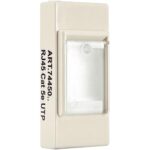 Πρίζα δικτύου 1 θέσης Ιβουάρ Cat.5e RJ45 UTP KS - Image 3