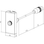 Πρίζα SAT 1 θέσης Λευκή 5MΗz - 2400MHz Θ/Θ 0db - Image 2