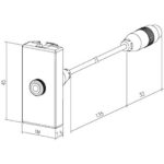 Πρίζα TV-Radio - SAT τερματική 1 θέσης Λευκή 1db - Image 2