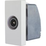 Πρίζα TV-Radio - SAT τερματική 1 θέσης Λευκή 1db - Image 3