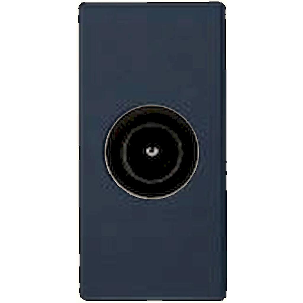 747305S_0 Πρίζα TV-Radio - SAT τερματική 1 θέσης Μαύρη 1db - Image 1
