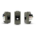 Μηχανισμός πρίζας Η/Υ RJ45 σατινέ - Image 2