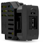 Πρίζα USB μαύρο - Image 3