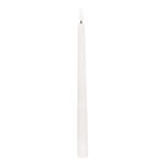 GLOBOSTAR® CANDLESTICKS 79564 Διακοσμητικό Κερi Κηροπηγίου με Εφέ Κινούμενης Φλόγας & IR Ασύρματο Χειριστήριο LED 0.5W 25lm 180° DC 3V με 2xAA Μπαταρίες IP20 Θερμό Λευκό 2700K - Λευκό - Μ2 x Π2 x Υ27.5cm - Πακέτο 12 Τεμαχίων - 2 Χρόνια Εγγύηση - Image 4