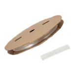 GLOBOSTAR® SHRINKTUBE 79814 Θερμοσυστελλόμενο Μακαρόνι Στεγανοποίησης για Neon Flex LED Αδιάβροχο IP65 - Διάφανο - Μ100 x Π1.8 x Υ1.8cm/Π0.9 x Υ0.9cm