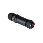 GloboStar® FAST-CONNECT 69916 Διπλός Ι Σύνδεσμος Ταχείας Σύνδεσης & Διακλάδωσης Καλωδίων - 1 x Είσοδος & 1 x Έξοδος - Εσωτερική Τριπλή Κλέμα με Συμβατή Διατομή Καλωδίων 3 x 0.5mm² έως 3 x 4mm² - 450V 24A Max Αδιάβροχο IP68 - Μαύρο - Μ3 x Π3 x Υ10.5cm - Image 2