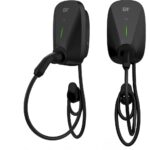 22kW Saro Series Black, Type 2 cable 7m, Wi-Fi + Ethernet + 4G + Βluetooth + RFID + APP, OCPP 1.6 Json - Image 2