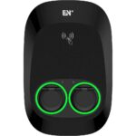 2*22kW Nanon Series BlackType 2 Socket,Wi-Fi (2.4GHz) + Ethernet + 4G+Βluetooth + RFID + APP, OCPP 1.6 Json 2 RCDs and 2 Meters MID - Image 2