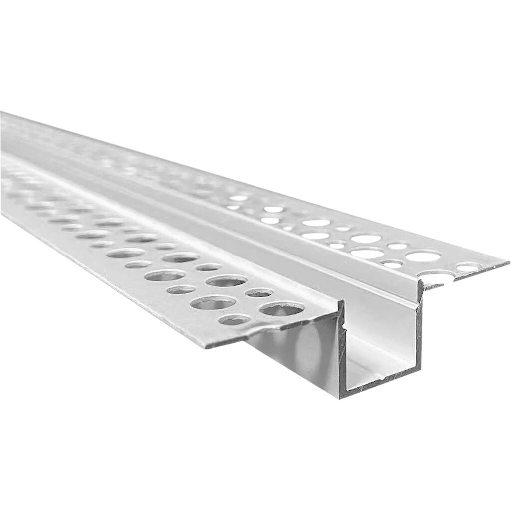AL130_0 Προφίλ αλουμινίου χωνευτό AL130 για ταινία LED έως 10mm - Image 1