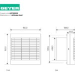Εξαεριστήρας λευκός 12W 63,6mᶟ/h 100mm - Image 2