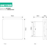 Εξαεριστήρας λευκός 12W 54mᶟ/h 100mm - Image 2