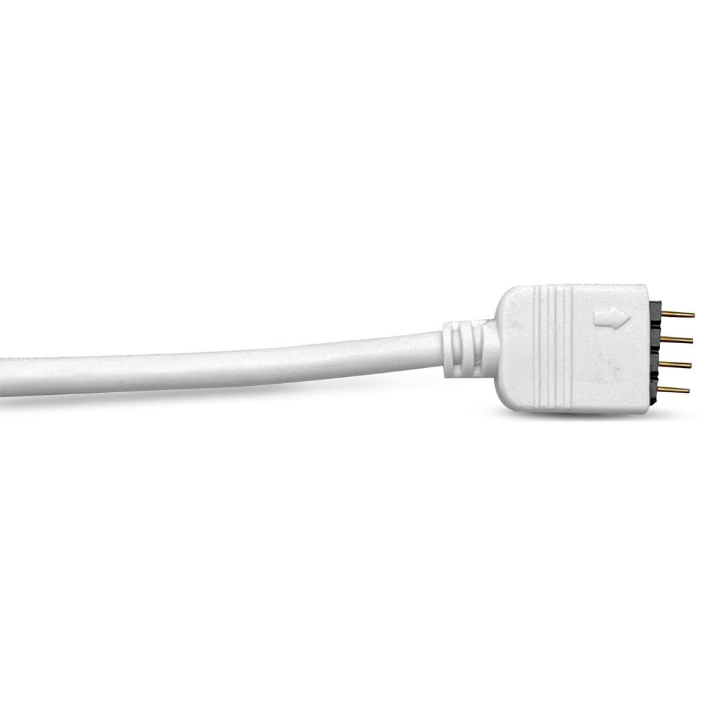 CC1-RGB4-M_0 Μούφα αρσενική για ταινία LED 10mm RGB λευκή - Image 1