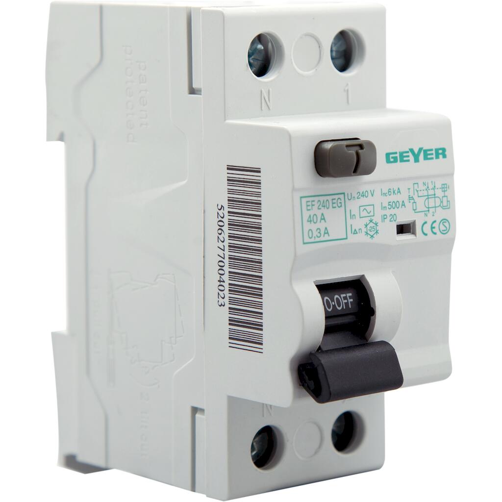 EF240EG_0 Ρελέ διαρροής 2P 40A 300mA Τύπος AC - Image 1