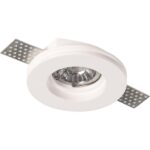 Γύψινο στρογγυλό spot GU10 Φ100mm
